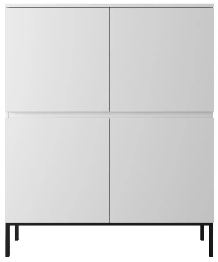 Dulap Bennasi B1 (alb + negru). 1099105