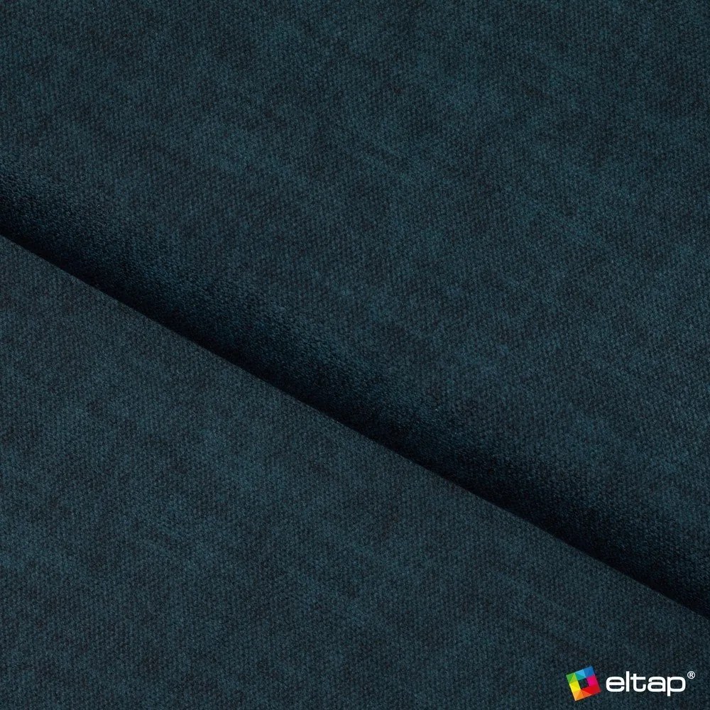 Colțar albastru extensibil/cu spațiu de depozitare cu tapițerie din catifea (cu colț pe partea dreaptă/în formă de ”L”) Barea – ELTAP