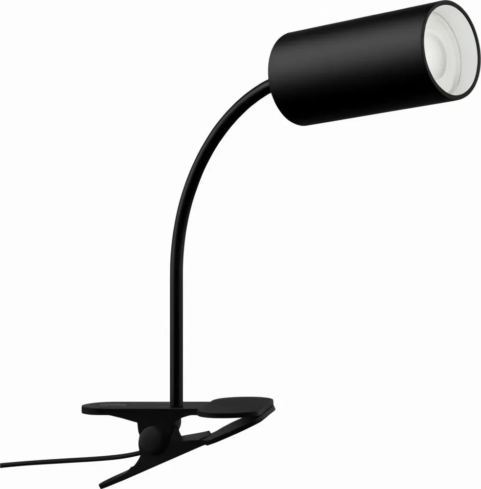 Immax NEO 08293L - Lampă flexibilă cu clemă PUNTO 1xGU10/9W/230V neagră