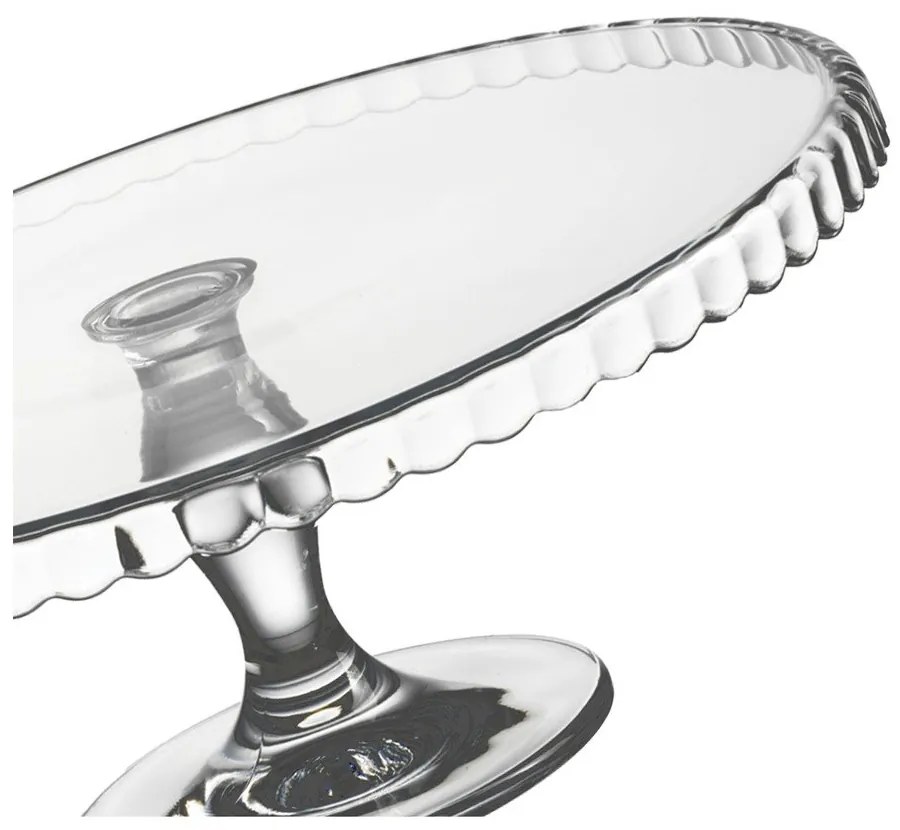 Platou pentru prăjituri din sticlă – Orion