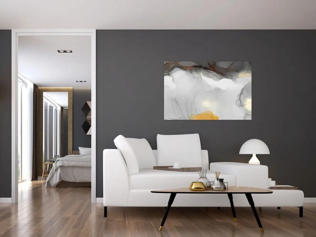 Tablou - Artă cu cerneală II. (90x60 cm)