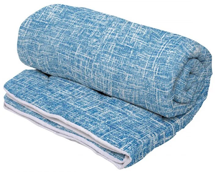 Pilota de Iarna Jeans, Microfibra Matlasata, 180x200 cm, 350g/mp