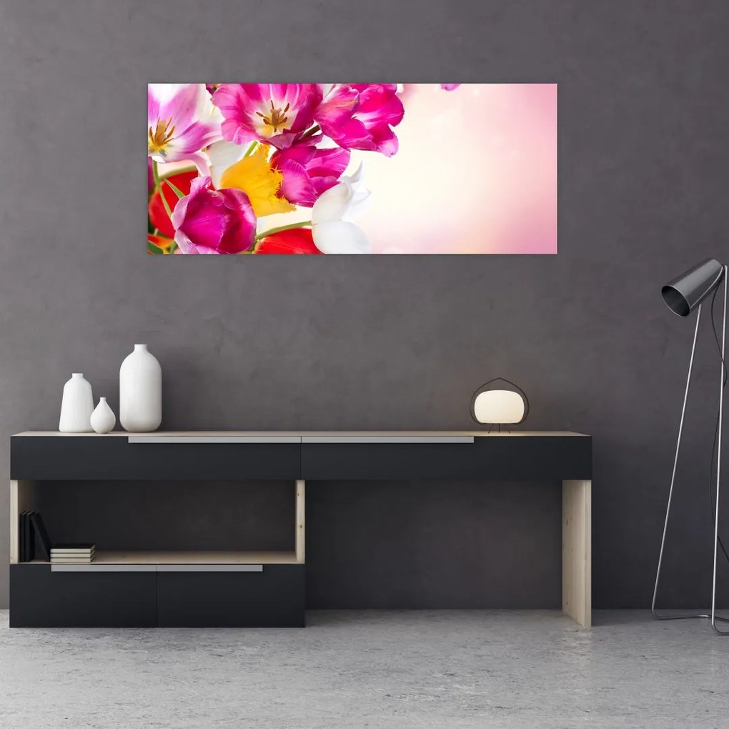 Tablou cu lalele (120x50 cm)