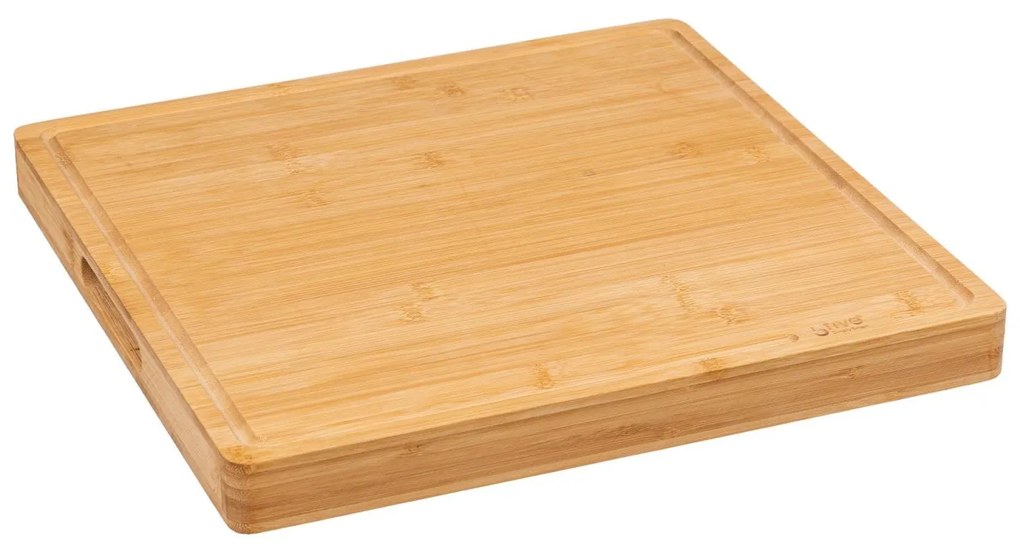 Tocator din bambus, patrat, 37 x 37 x 3,5 cm