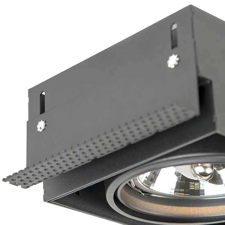 Spot integrat negru AR111 inclinabil și rotativ - Oneon