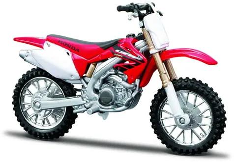 Macheta Motocicleta Bburago 1:18 Honda CRF450R Rosu, BB51030-51023