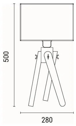 Lampă de masă 1xE27/40W/230V
