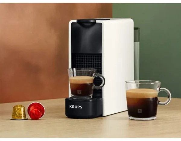 Aparat de cafea cu capsule Krups NESPRESSO Essenza mini 1310W/230V alb