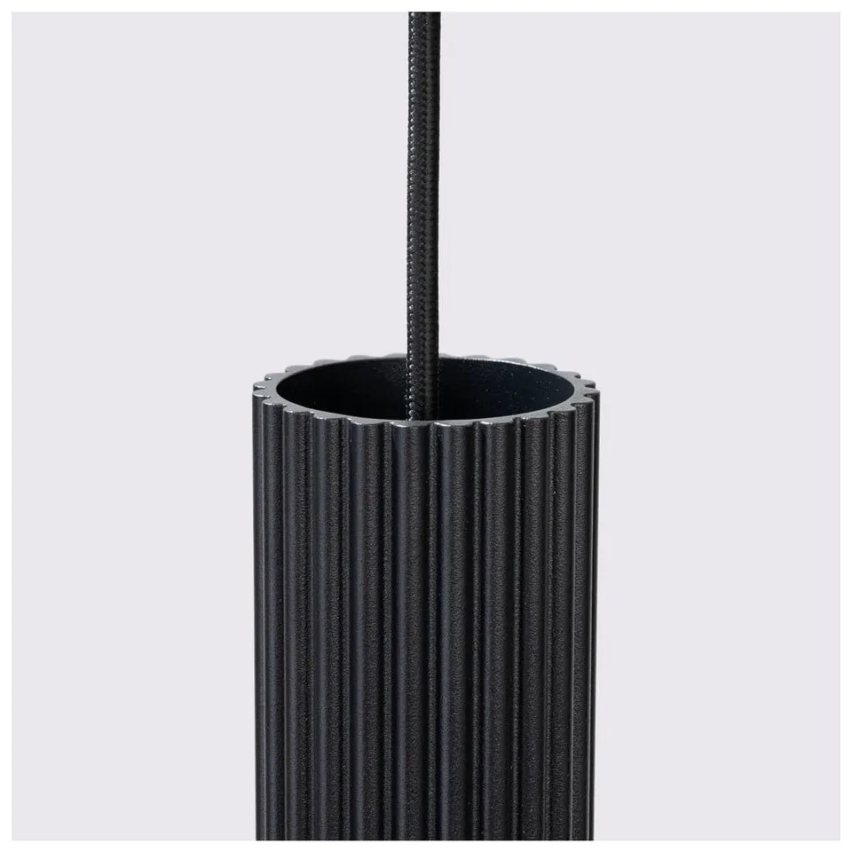 Lustră neagră ø 19,5 cm Gleam – Sollux