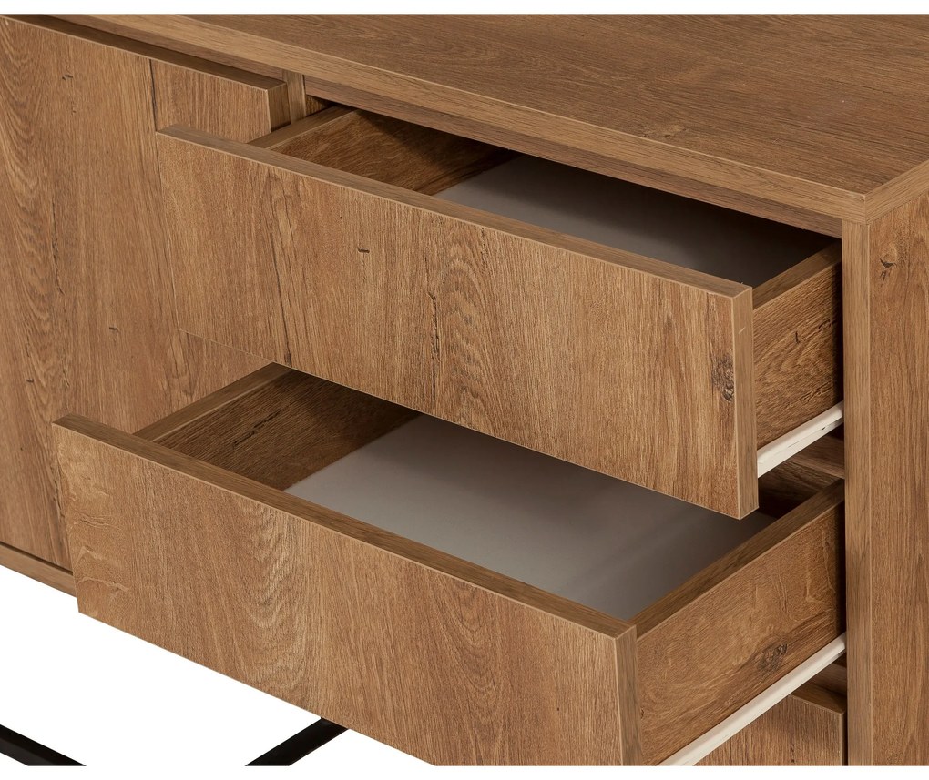 Mobilier living Lexuna 9 (Nuc + Negru). 1089159