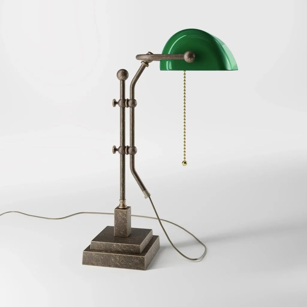 Lampa de birou din alama design clasic Banker