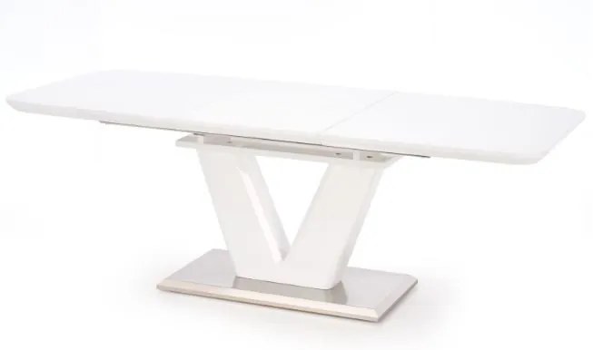 Set masa extensibila Mistral L160-220 cm + 6 scaune K224 albe
