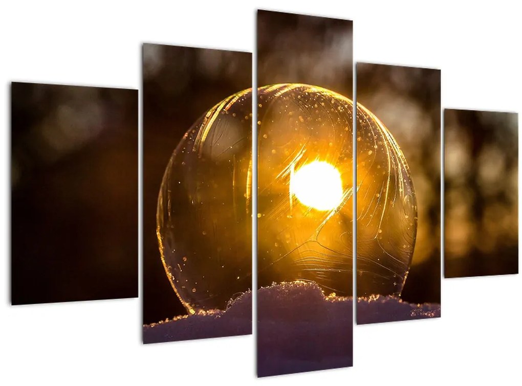 Tablou - Bulă transparentă (150x105 cm)