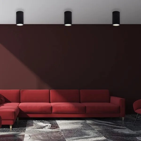 Spot CLEO 1xE27/24W/230V negru