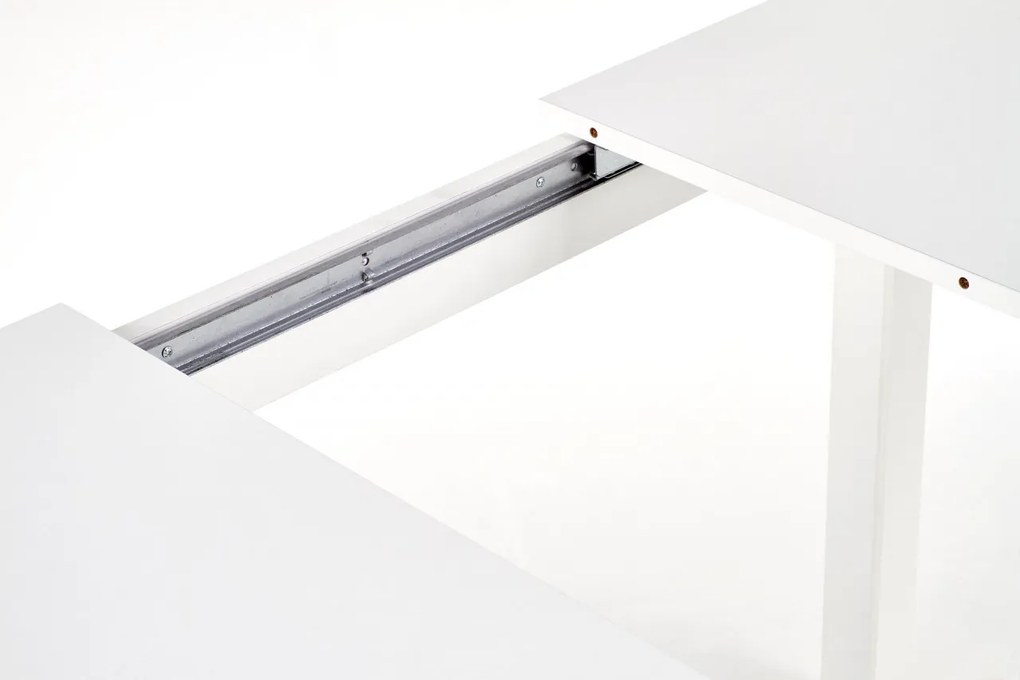 Masa extensibila Maurycy alba - L 118-158 x l 75 x h 76 cm
