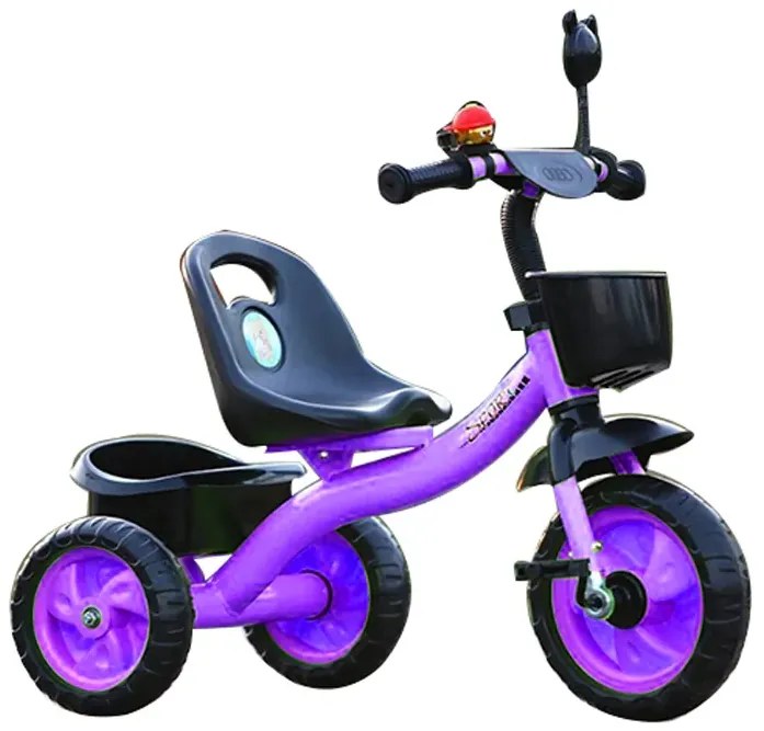 Tricicleta cu pedale pentru copii 2-5 ani, Mov