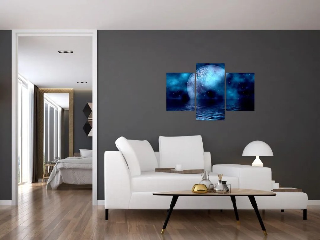 Tablou Luna deasupra mării (90x60 cm)