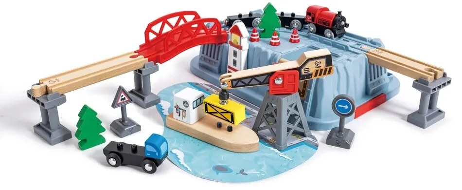 Set cale ferată Hape în cutie - Portul