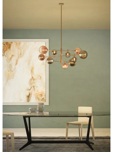 Lustră pe tijă Redo 01-2781 ROY 10xG9/10W/230V