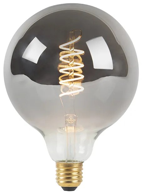 Lampă cu filament răsucit cu LED E27 reglabilă fum 4W 100 lm 2100K
