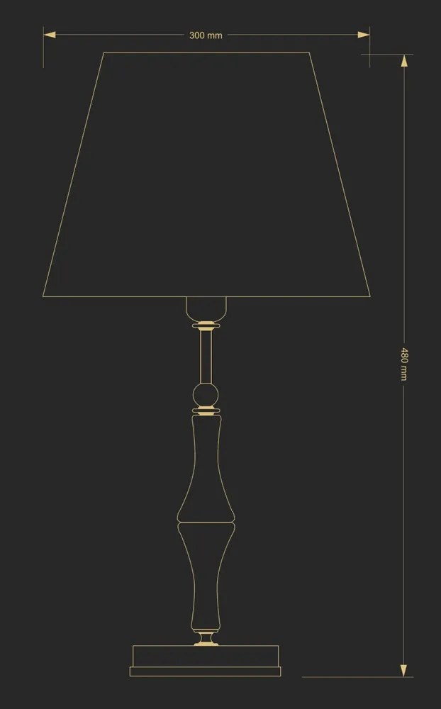 Veioza design clasic realizata manual CASAMIA