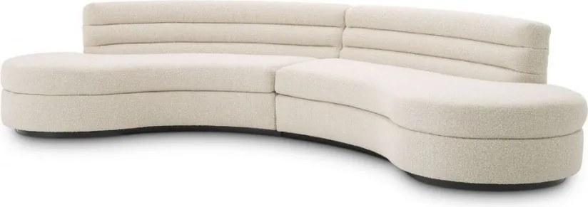Canapea design modern Lennox, boucle crem 115487 HZ