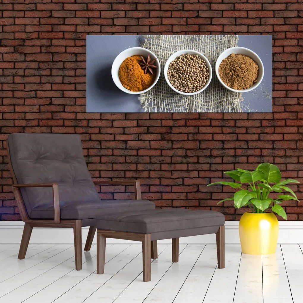 Tablou cu condimente (120x50 cm)