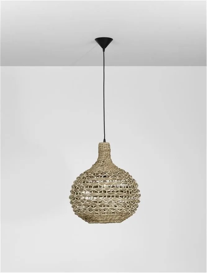 Lustra / Pendul modern design natural GRIFFIN D-46cm
