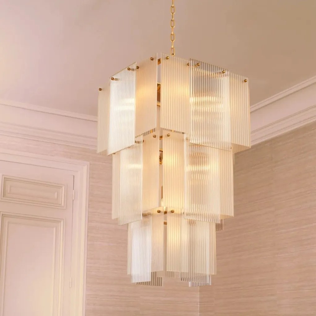 Candelabru design LUX, Sticla, Alama Antic, Giardano