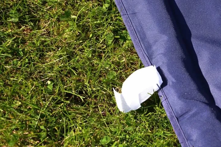 Set de 2 pereți laterali pentru cort de grădină PROFI 3 x 3 m - albastru