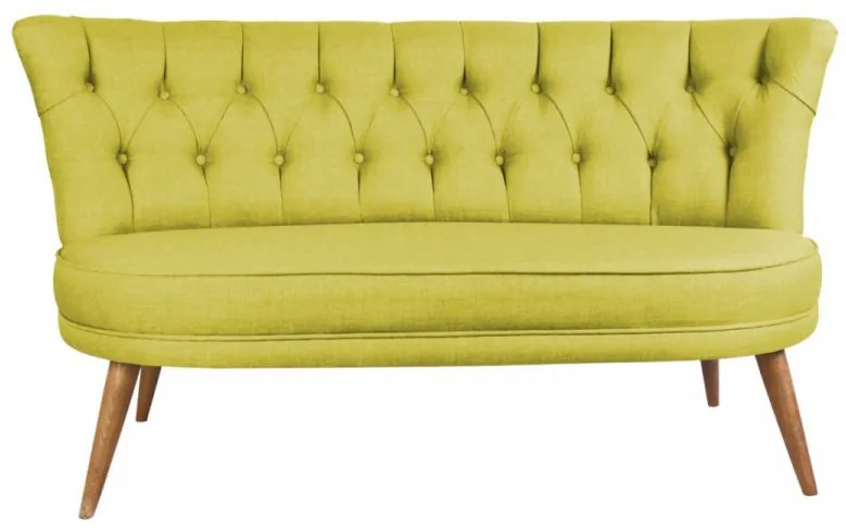 Canapea 2 Locuri, Lemn Solid, Richland Loveseat, Verde