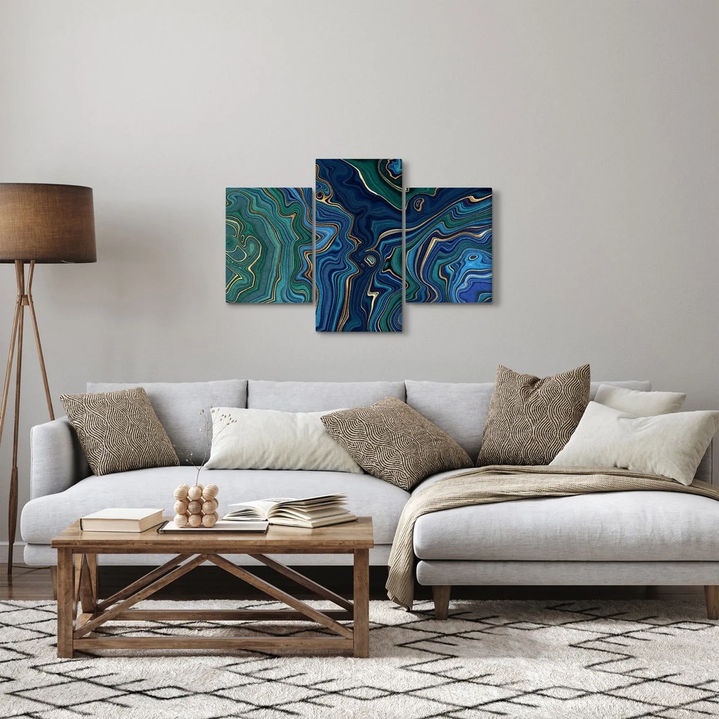 Tablou - Marmură de agat (90x60 cm)