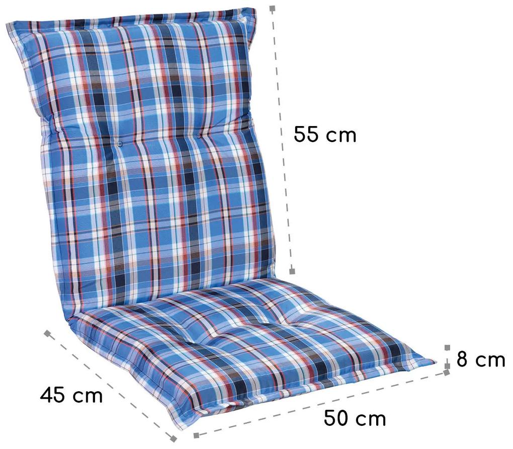 Prato, pernă tapițată, pernă pentru scaun, spătar mic, scaun de gradină, poliester, 50x100x8cm, 2 x pernă bancă