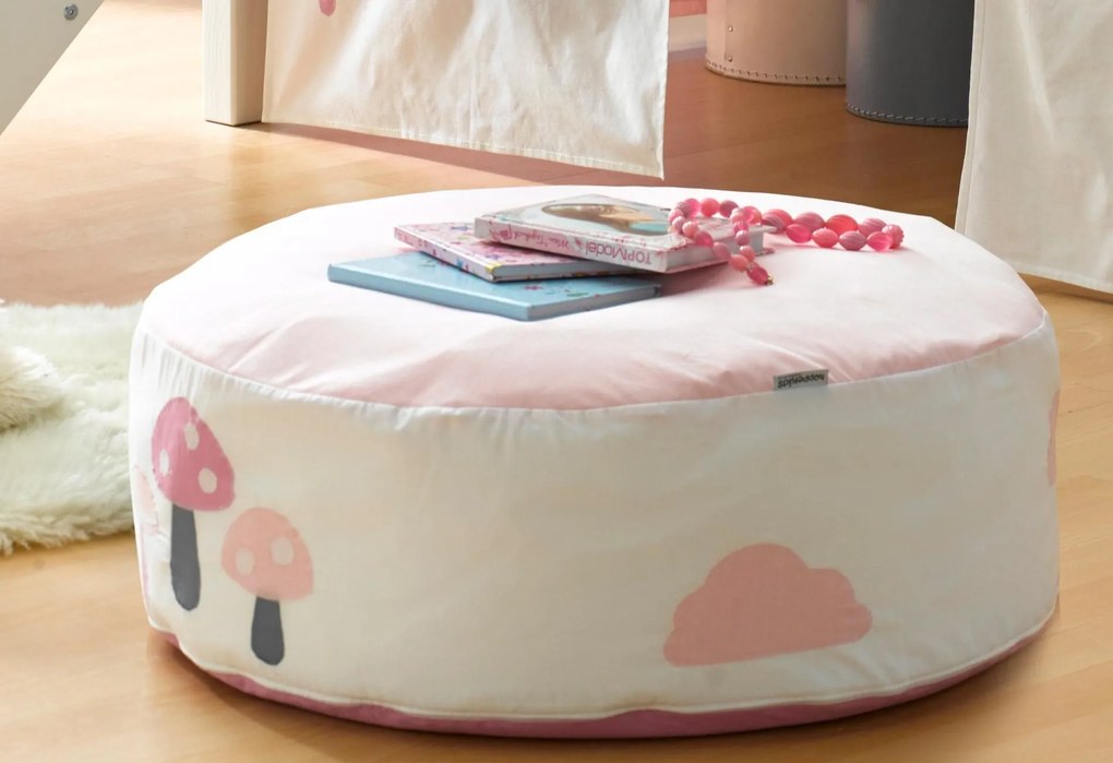 Perna Eule motiv bufnita roz 75/75/23 cm