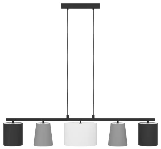Eglo 98588 - Lustră pe cablu ALMEIDA 5xE14/25W/230V