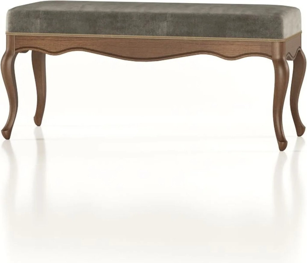 Băncuță lemn masiv, 113 × 43 × 52 cm - Vanilla