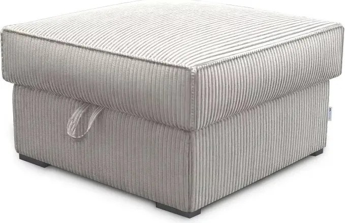 Taburet SMART COSARO XL cu spatiu de depozitare 71x71 cm, bej deschis