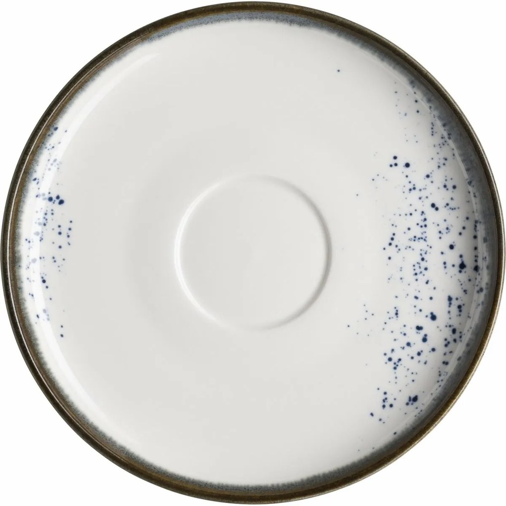 Mäser Farfurie de cafea Pintar Alb puncte albastre14 cm, L