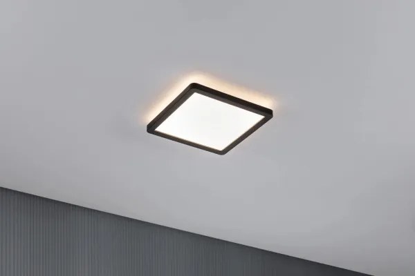 Paulmann 79920 - Panou LED dimabil ATRIA 11,2 W, 230 V, 3000 K, 19 x 19 cm, negru