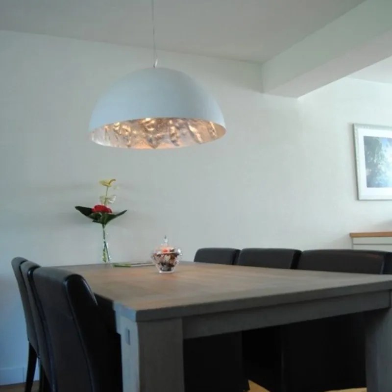 Lampă modernă suspendată albă 70 cm - Magna