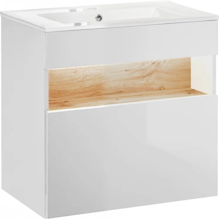 Set mobilier baie Bond White 60 cm