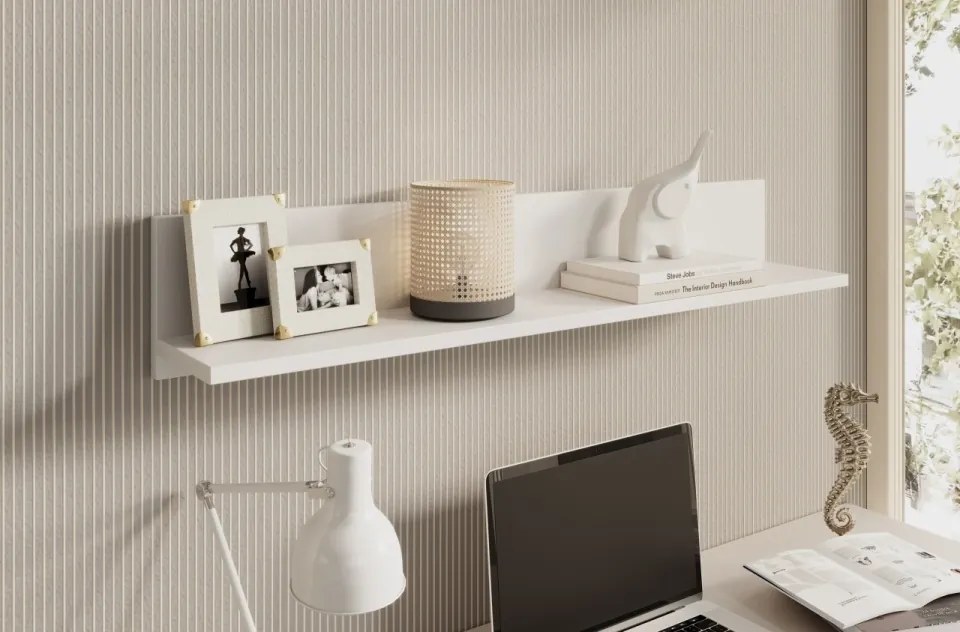 Raft suspendat Ravi, ADRK Furniture (Culoare: Stejar artizanal Auriu / Stejar artizanal Auriu)