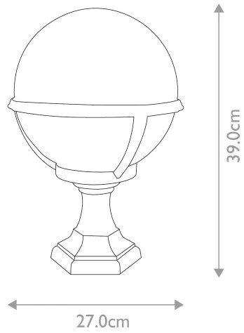 Lampă de exterior GLENBEIGH 1xE27/100W/230V IP44 Elstead