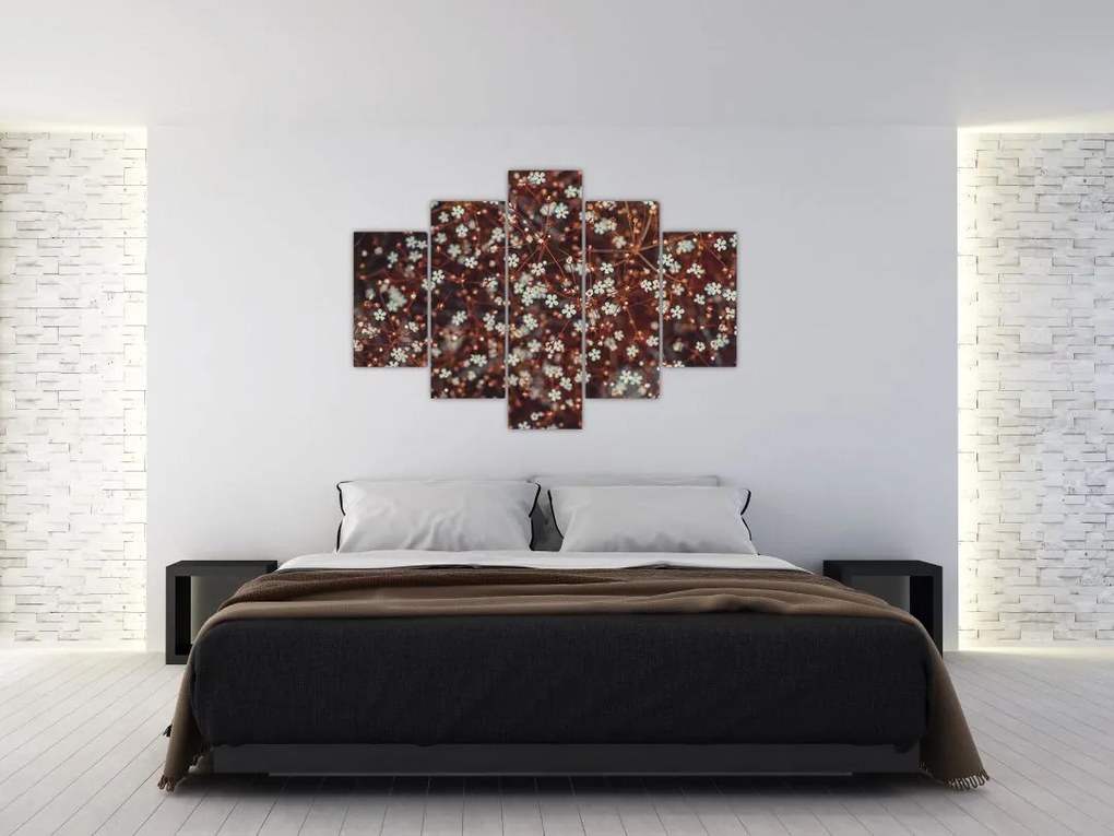 Tablou cu floare de nu mă uita (150x105 cm)