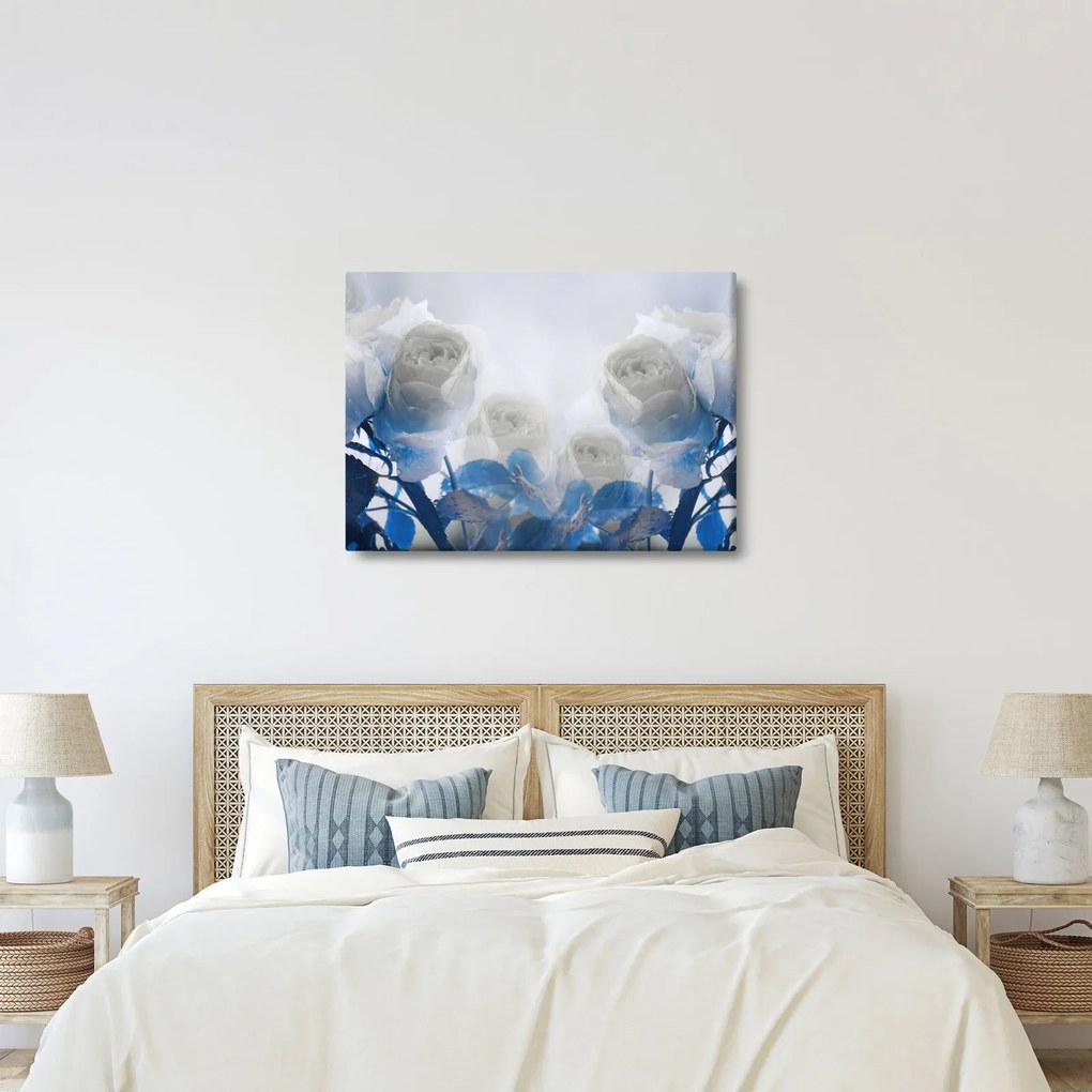 Tablou - Trandafir alb (70x50 cm)