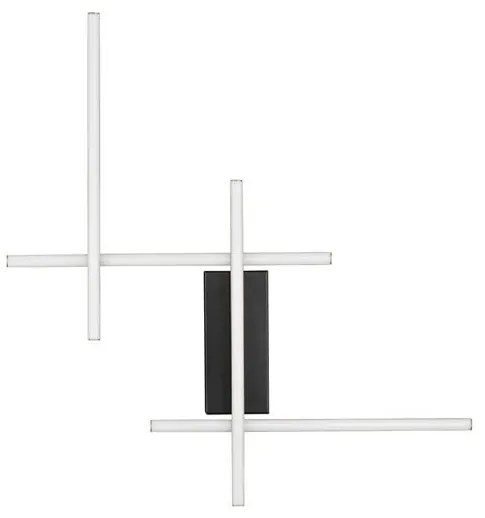 Aplica de perete LED design modern APECHO negru, auriu