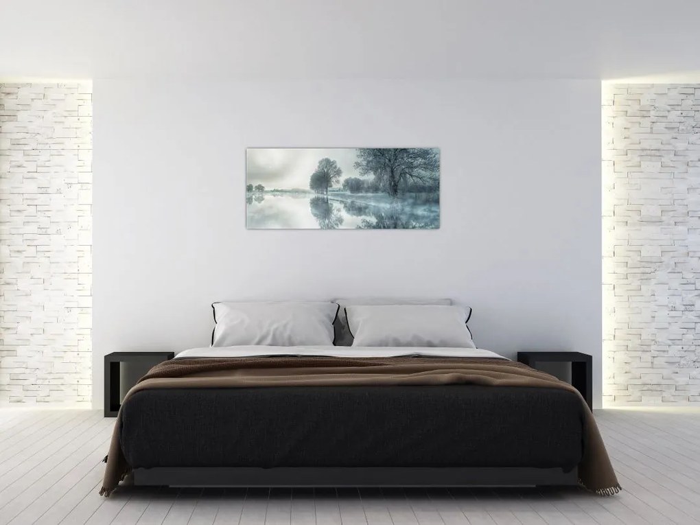 Tablou cu natura iarna (120x50 cm)