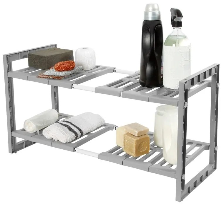 Raft cu lăţime reglabilă pentru chiuvetă Compactor Expandable Shelf