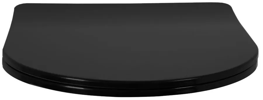 Capac WC CARLO FLAT UF BLACK MATT