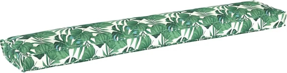 vidaXL Perna pentru palet Floral Model cu frunze 200 x 40 x 8 cm